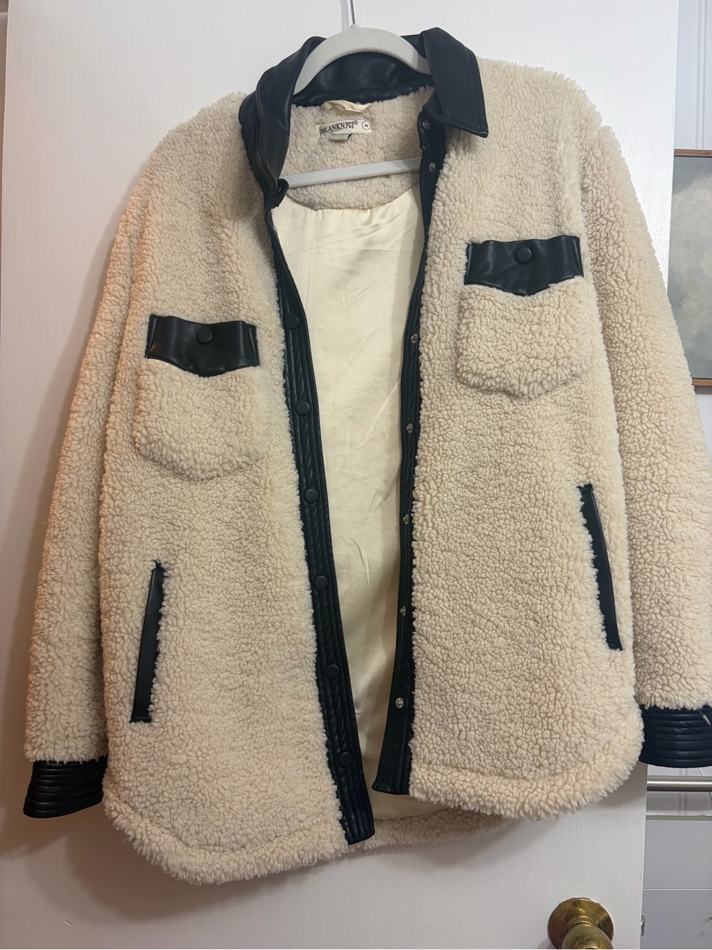 Sherpa Jacket in Mourning Routine
BLANKNYC
Color: Mourning Routine - Picture 2 of 5